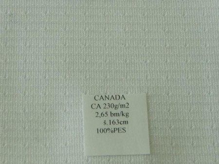Canada 230g/m2 100%PES 